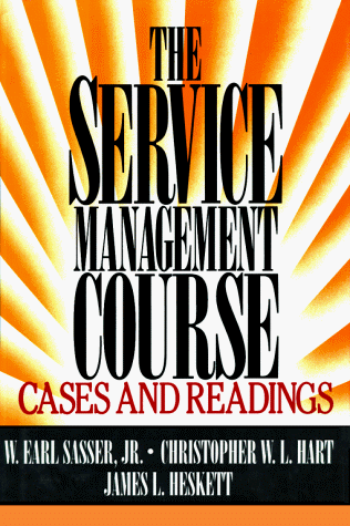 Service Management Course Cases and Readings  1991 9780029140918 Front Cover