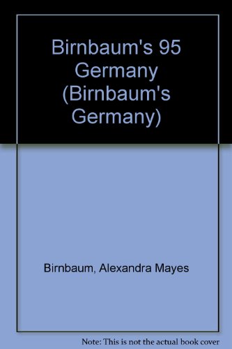 Birnbaum's Germany, 1995  1994 9780062781918 Front Cover