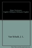 Afrikaans-English, English-Afrikaans Dictionary (Great) 13th 9780627014918 Front Cover