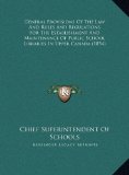 General Provisions of the Law and Rules and Regulations for the Establishment and Maintenance of Public School Libraries in Upper Canada  N/A 9781169586918 Front Cover
