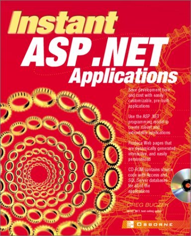 Instant ASP.Net Applications   2001 9780072192919 Front Cover