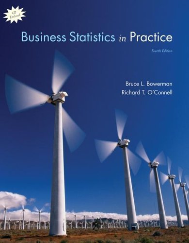 Business Statistics in Practice  4th 2007 9780073252919 Front Cover