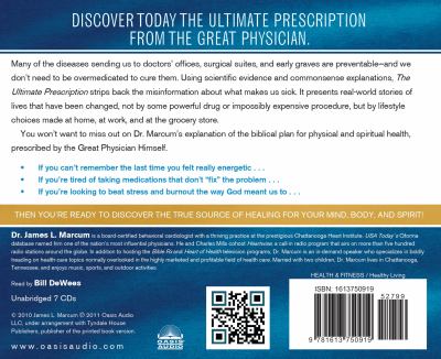 The Ultimate Prescription: What the Medical Profession Isn't Telling You  2012 9781613750919 Front Cover