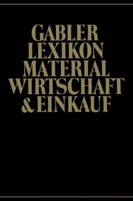 Gabler Lexikon, Materialwirtschaft and Einkauf   1983 9783409991919 Front Cover