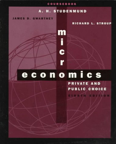 Microeconomics 8th 1997 (Student Manual, Study Guide, etc.) 9780030192920 Front Cover