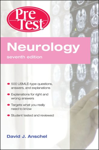 Neurology PreTest Self-Assessment and Review, Seventh Edition  7th 2009 9780071597920 Front Cover