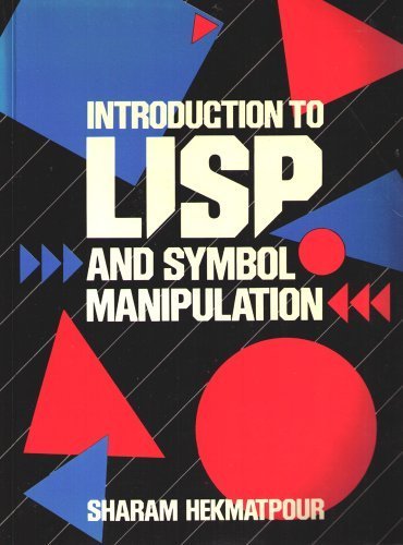 Introduction to Lisp and Symbol Manipulation   1988 9780134861920 Front Cover