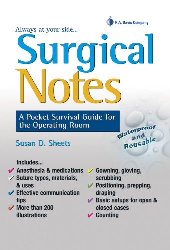 Surgical Notes A Pocket Survival Guide for the Operating Room  2014 9780803625921 Front Cover