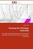 Tensioactifs d'Origine Naturelle  N/A 9786131517921 Front Cover
