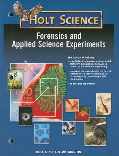 Forensics and Applied Science Experiments  6th (Student Manual, Study Guide, etc.) 9780030367922 Front Cover