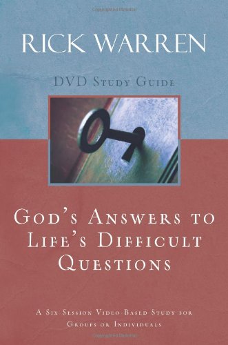 God's Answers to Life's Difficult Questions Study Guide   2009 (Guide (Pupil's)) 9780310326922 Front Cover