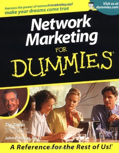 Network Marketing for Dummies   2001 9780764552922 Front Cover