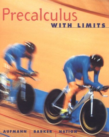 Precalculus with Limits   2000 9780395975923 Front Cover