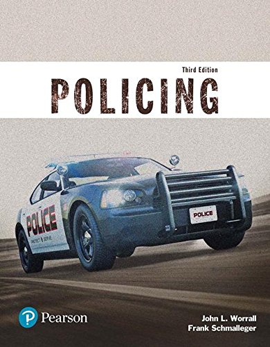 Policing (Justice Series)  3rd 2018 9780134441924 Front Cover