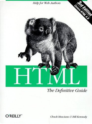 HTML  3rd 1999 9781565924925 Front Cover