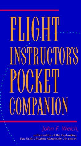 Flight Instructor's Pocket Companion  1997 9780070691926 Front Cover