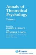 Annals of Theoretical Psychology   1984 9780306416927 Front Cover