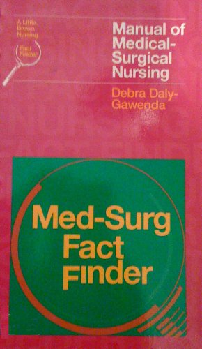 Manual of Medical-Surgical Nursing  1996 9780316217927 Front Cover