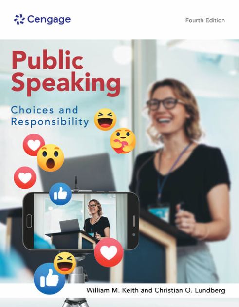 Public Speaking Choices and Responsibility 4th 2024 (Revised) 9780357798928 Front Cover