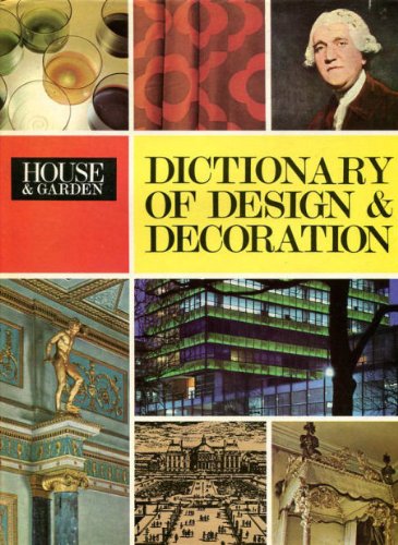 'House and Garden' Dictionary of Design and Decoration   1973 9780004350929 Front Cover