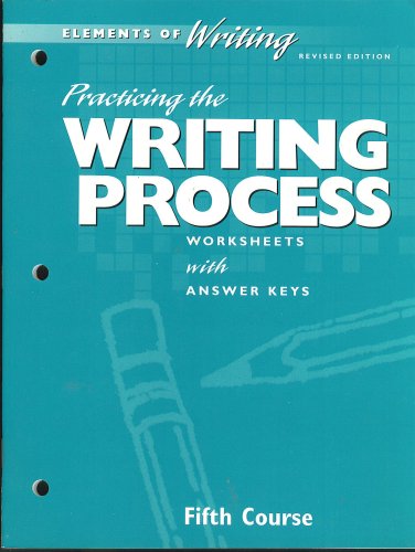 Elements of Writing : Practicing the Writing Process N/A 9780030511929 Front Cover