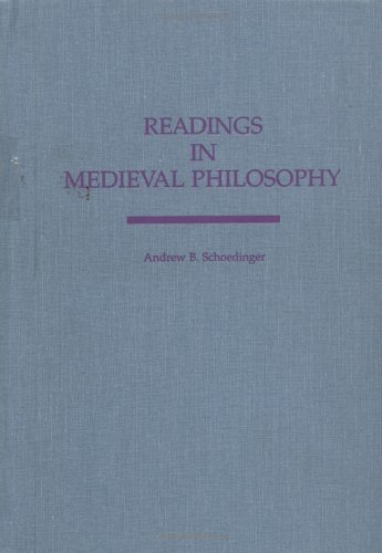 Readings in Medieval Philosophy   1996 9780195092929 Front Cover