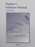 Student's Solutions Manual for Elementary Statistics  12th 2014 9780321837929 Front Cover