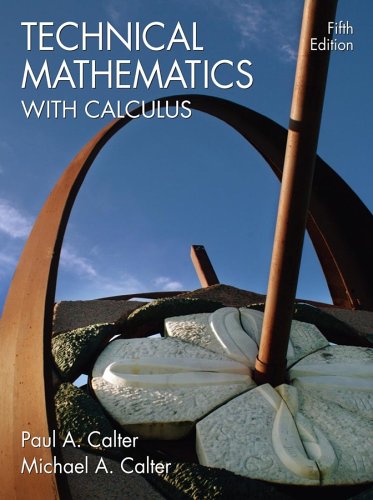 Technical Mathematics with Calculus  5th 2007 (Revised) 9780471695929 Front Cover