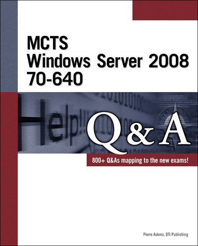 MCTS Windows Server 2008 70-640 Q&amp;A   2010 9781598638929 Front Cover