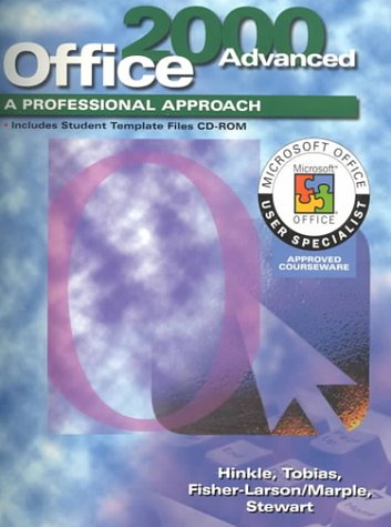 Office 2000 Advanced Course  2001 (Student Manual, Study Guide, etc.) 9780028055930 Front Cover