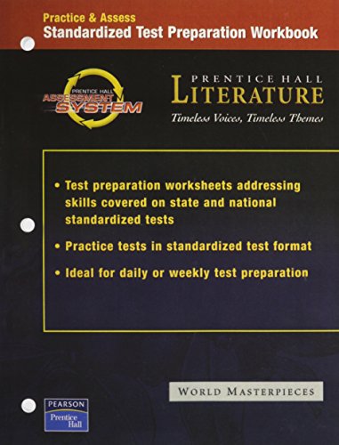 Prentice Hall Literature Standardized Test Preparation Workbook  2004 (Workbook) 9780131803930 Front Cover