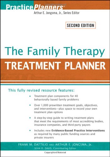 Family Therapy Treatment Planner  2nd 2010 9780470441930 Front Cover