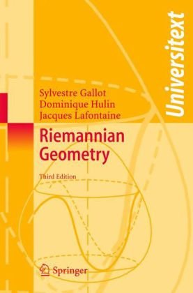 Riemannian Geometry  3rd 2004 (Revised) 9783540204930 Front Cover