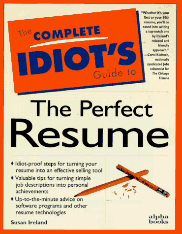 Perfect Resume   1996 9780028610931 Front Cover