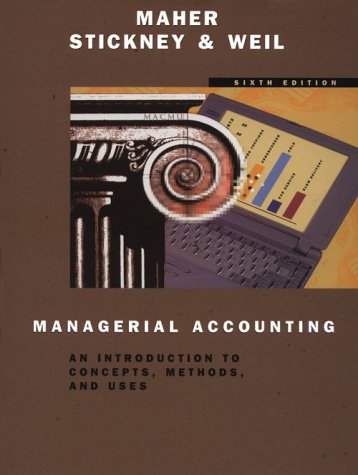 Managerial Accounting 6th 1997 9780030181931 Front Cover