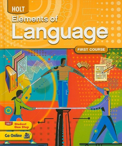 Elements of Language, First Course Grade 7  Student Manual, Study Guide, etc.  9780030941931 Front Cover