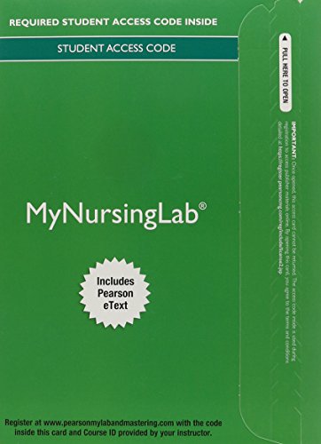 MyLab Nursing with Pearson EText -- Access Card -- for Health and Physical Assessment in Nursing  2nd 2015 9780133930931 Front Cover