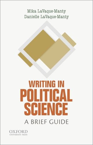 Writing in Political Science: a Brief Guide   2015 9780190203931 Front Cover