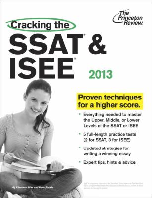 Cracking the SSAT and ISEE, 2013 Edition  N/A 9780307944931 Front Cover