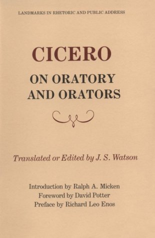 Cicero on Oratory and Orators  2nd 1986 (Reprint) 9780809312931 Front Cover
