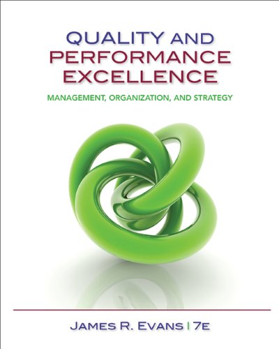 Quality & Performance Excellence:   2013 9781133955931 Front Cover