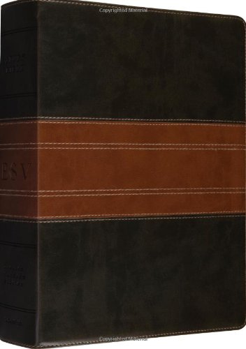 ESV Study Bible (TruTone, Forest/Tan, Trail Design)   2009 9781433503931 Front Cover