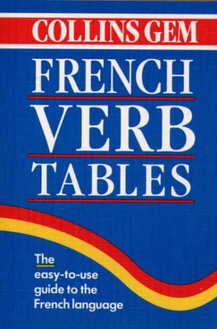 Collins Gem French Verb Tables  2nd 9780004709932 Front Cover