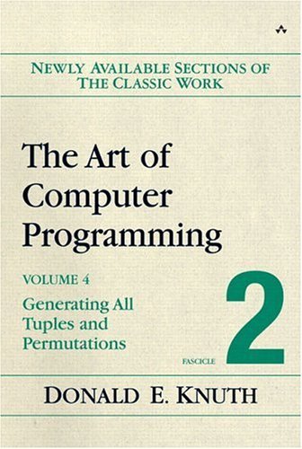 Art of Computer Programming Generating All Tuples and Permutations  2005 9780201853933 Front Cover