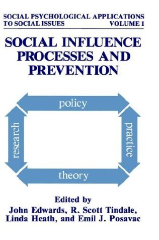 Social Influence Processes and Prevention   1990 9780306432934 Front Cover