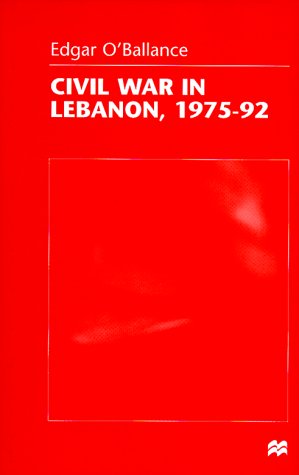 Civil War in Lebanon, 1975-92   1998 (Revised) 9780312215934 Front Cover
