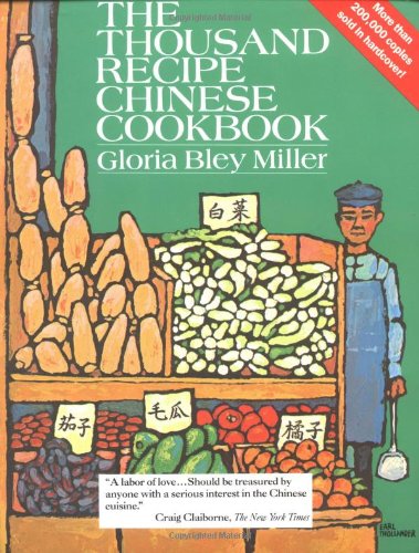 Thousand Recipe Chinese Cookbook A Novel  1994 (Reprint) 9780671509934 Front Cover