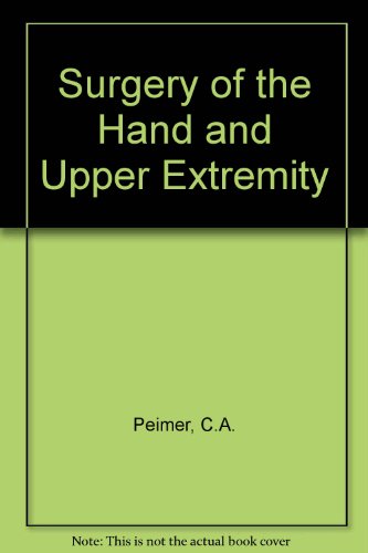Surgery of the Hand and Upper Extremity   1996 9780070492936 Front Cover