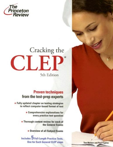 Cracking the CLEP  5th 9780375764936 Front Cover
