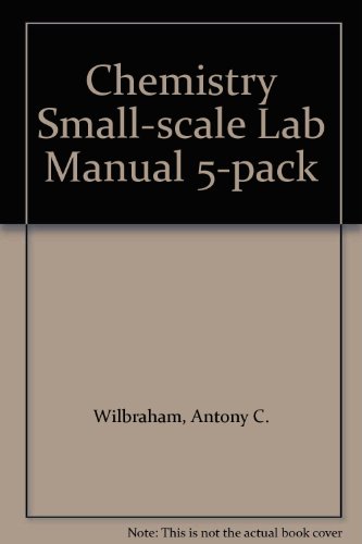 Chemistry Small-Scale Lab Manual  2005 (Lab Manual) 9780131255937 Front Cover